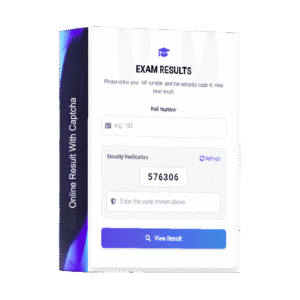 Online Result With Captcha